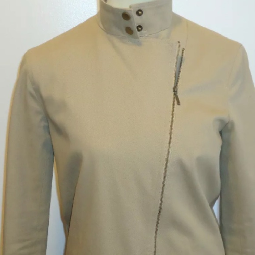 Gorgeous Women S Trench Coat Jacket Zipper Leather